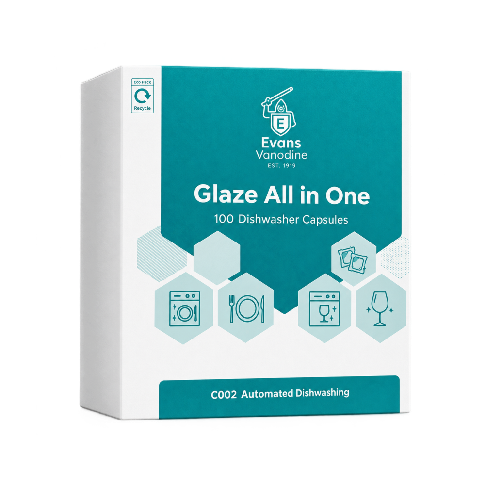 Tabletės indaplovėms EVANS GLAZE ALL IN ONE