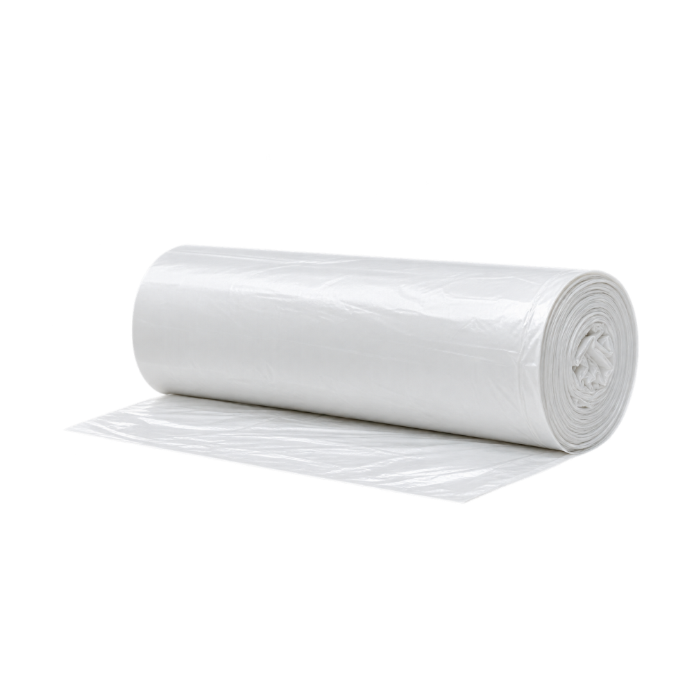Šiukšlių maišai LDPE 120/25 balti